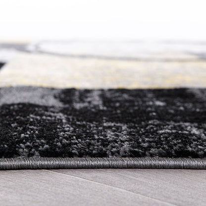 Tappeto circolare astratto in polipropilene fatto a macchina World Rug Gallery