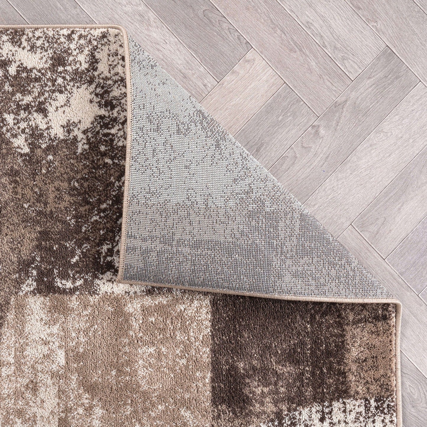 Tappeto circolare astratto in polipropilene fatto a macchina World Rug Gallery