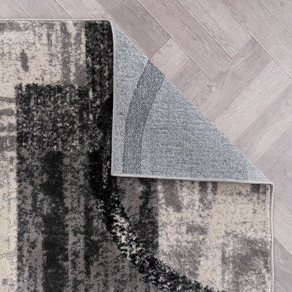 Tappeto circolare astratto in polipropilene fatto a macchina World Rug Gallery