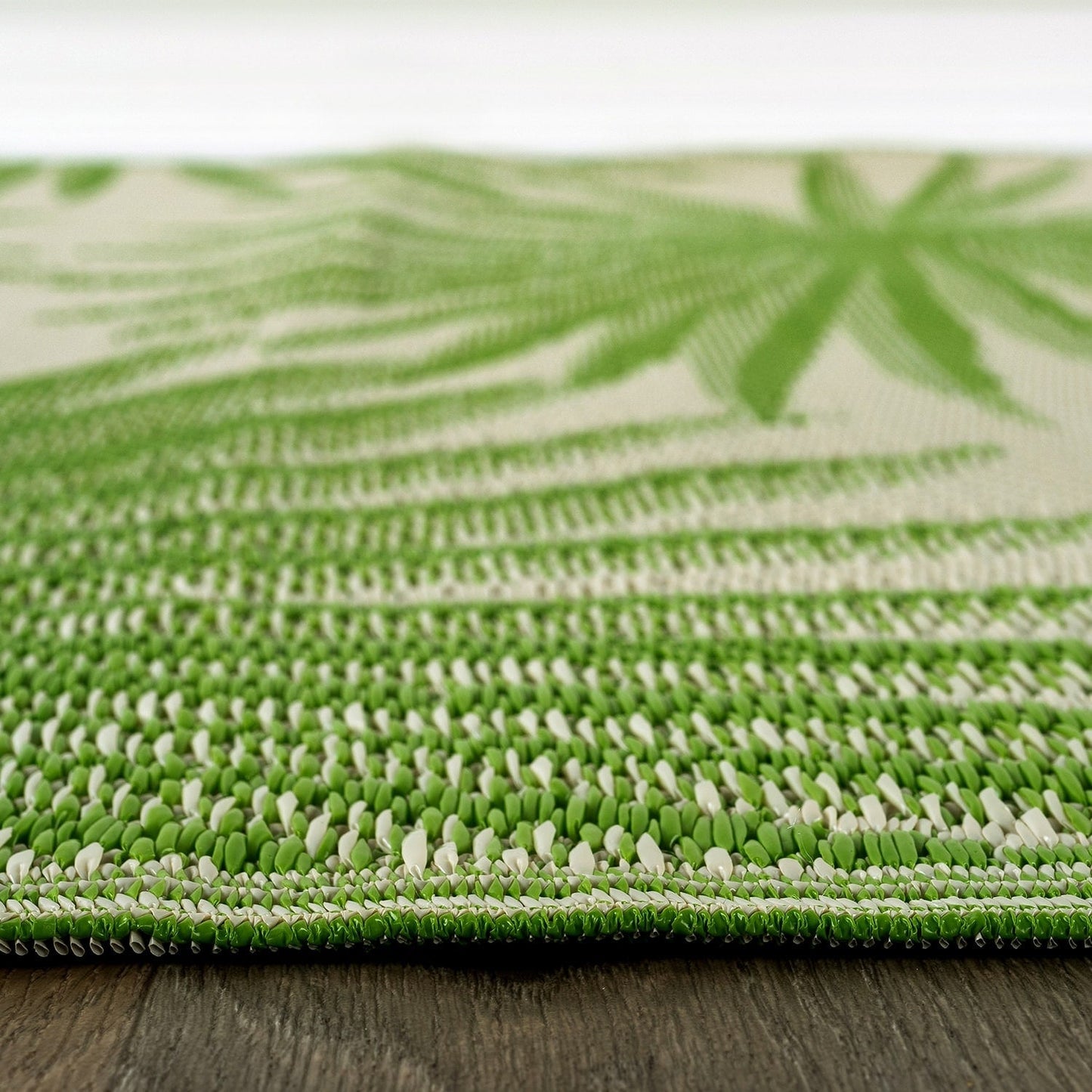 World Rug Gallery Tappeti da esterno reversibili in plastica riciclata con motivi floreali e tropicali