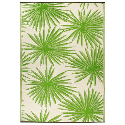 World Rug Gallery Tappeti da esterno reversibili in plastica riciclata con motivi floreali e tropicali
