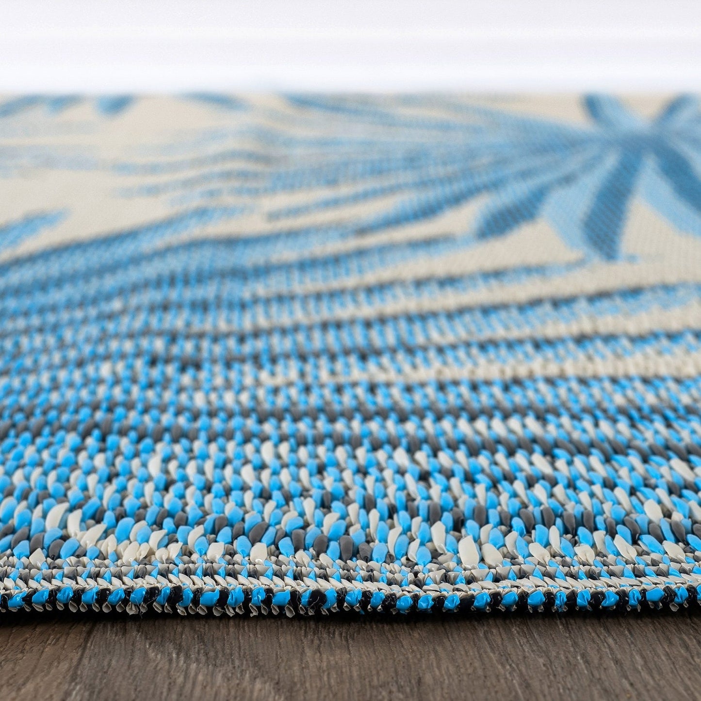 World Rug Gallery Tappeti da esterno reversibili in plastica riciclata con motivi floreali e tropicali