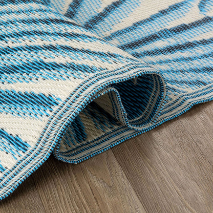 World Rug Gallery Tappeti da esterno reversibili in plastica riciclata con motivi floreali e tropicali