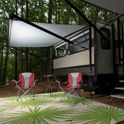 World Rug Gallery Tappeti da esterno reversibili in plastica riciclata con motivi floreali e tropicali