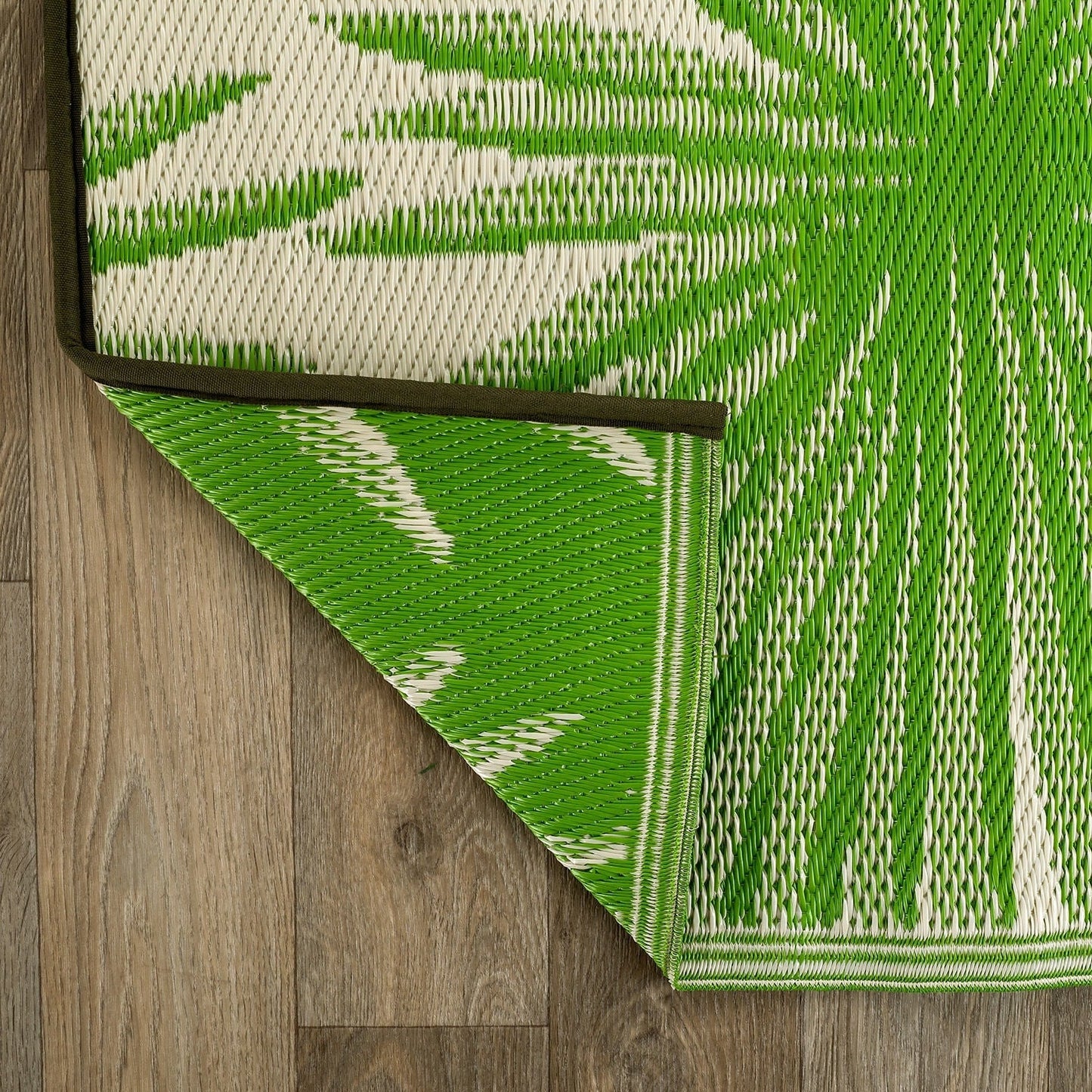 World Rug Gallery Tappeti da esterno reversibili in plastica riciclata con motivi floreali e tropicali