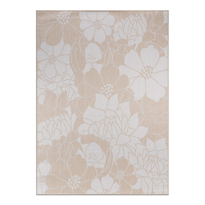 World Rug Gallery Tappeto moderno per interni/esterni con trama piatta e motivo floreale e fiori