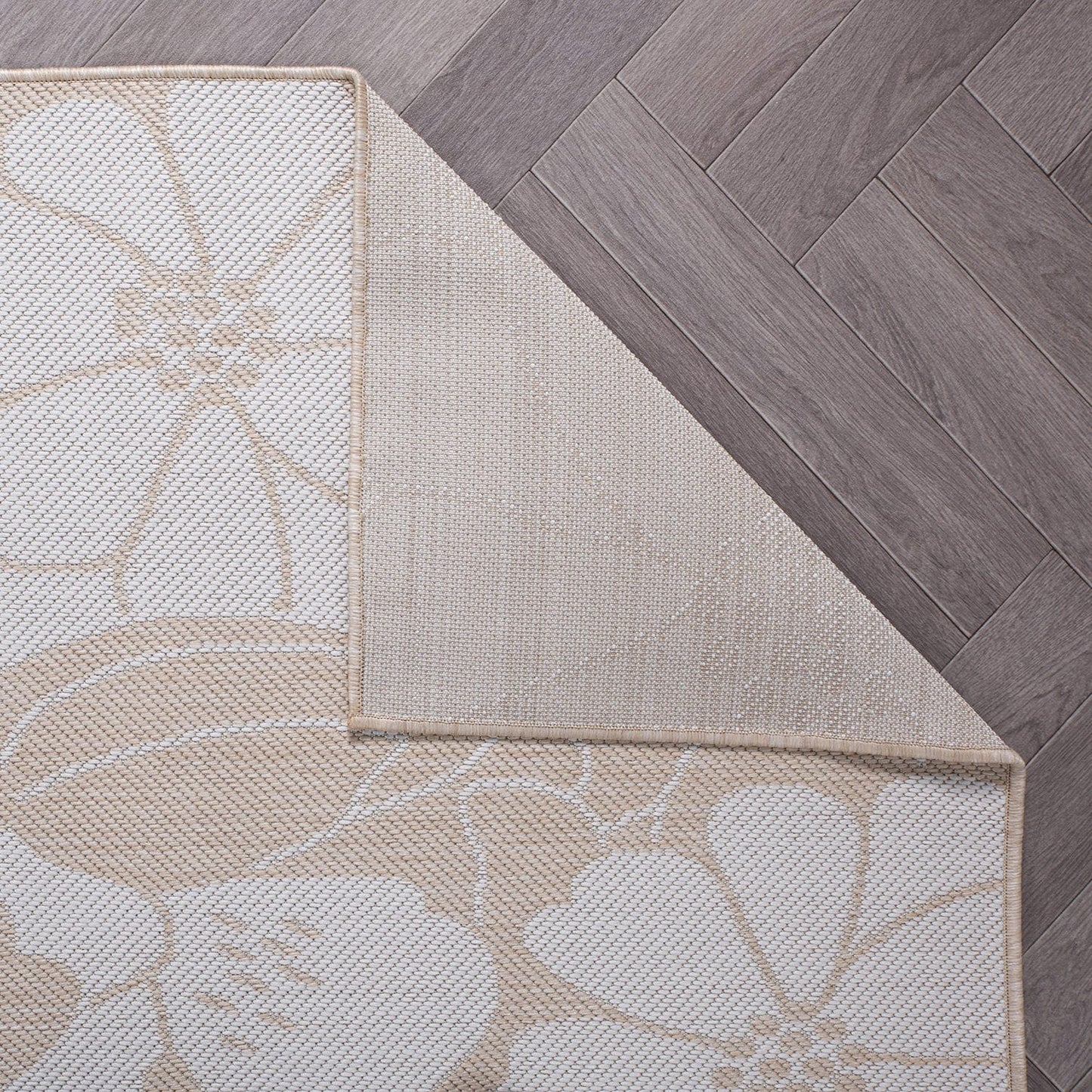 World Rug Gallery Tappeto moderno per interni/esterni con trama piatta e motivo floreale e fiori