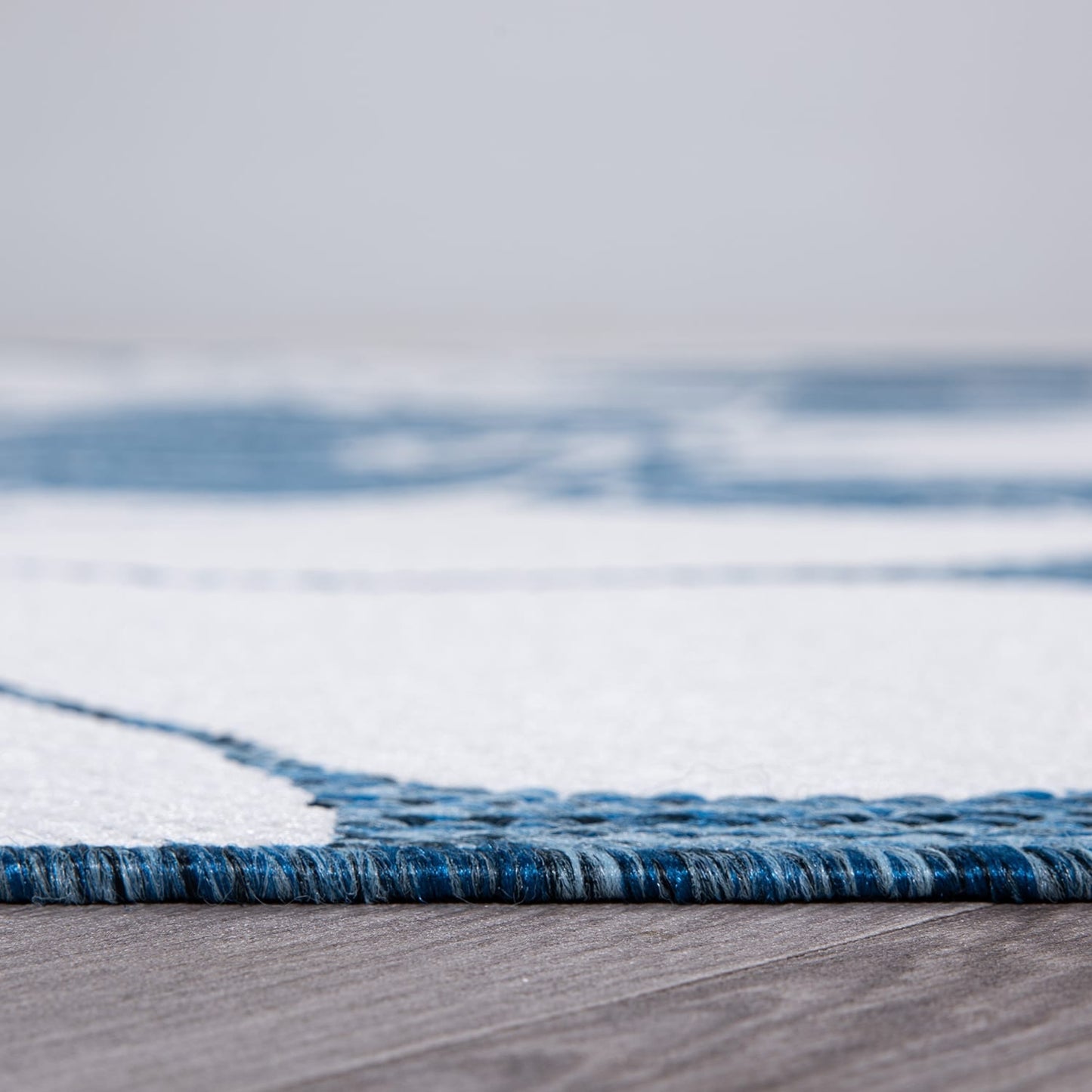 World Rug Gallery Tappeto moderno per interni/esterni con trama piatta e motivo floreale e fiori