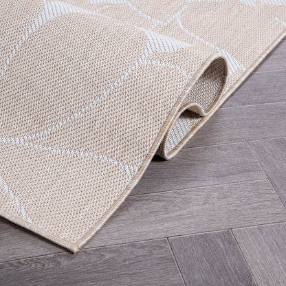 World Rug Gallery Tappeto moderno per interni/esterni con trama piatta e motivo floreale e fiori