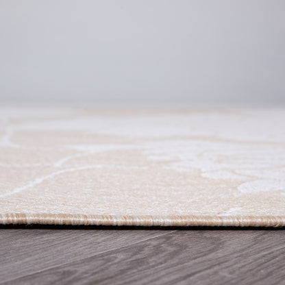 World Rug Gallery Tappeto moderno per interni/esterni con trama piatta e motivo floreale e fiori