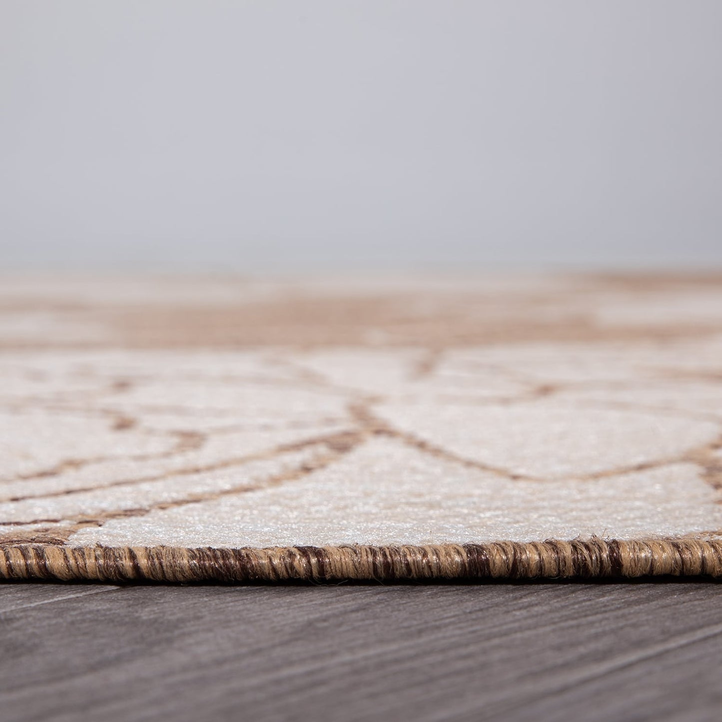 World Rug Gallery Tappeto moderno per interni/esterni con trama piatta e motivo floreale e fiori