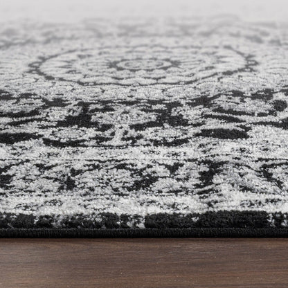 Tappeto orientale tradizionale con medaglione World Rug Gallery