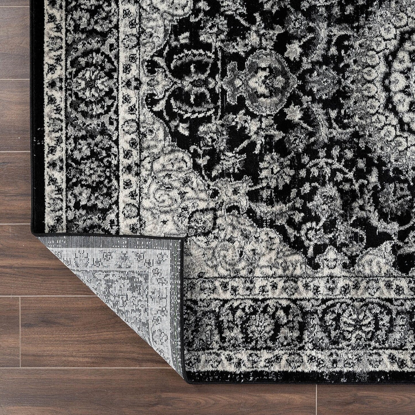 Tappeto orientale tradizionale con medaglione World Rug Gallery