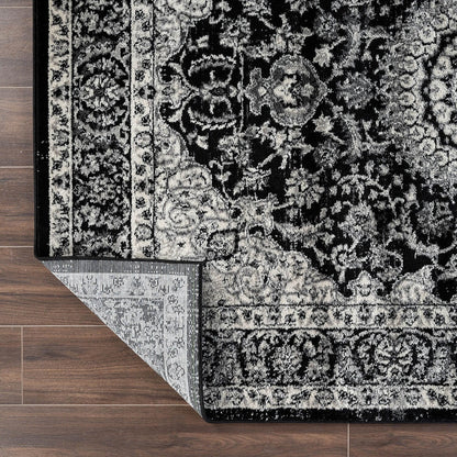 Tappeto orientale tradizionale con medaglione World Rug Gallery