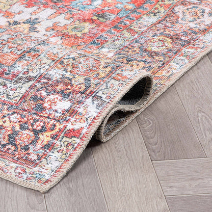 Tappeto antiscivolo lavabile in lavatrice, effetto anticato, di transizione, World Rug Gallery