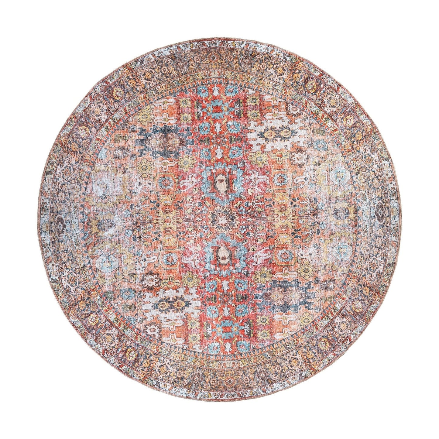 Tappeto antiscivolo lavabile in lavatrice, effetto anticato, di transizione, World Rug Gallery