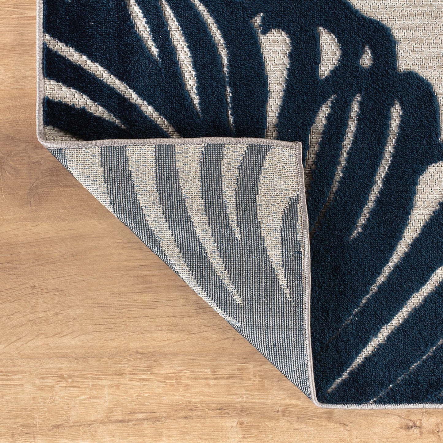 World Rug Gallery Tappeto moderno per interni/esterni con motivi floreali tropicali