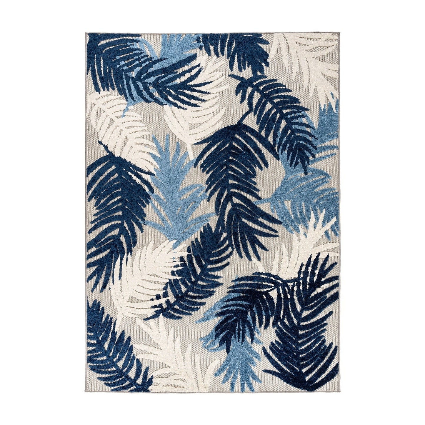 World Rug Gallery Tappeto moderno per interni/esterni con motivi floreali tropicali