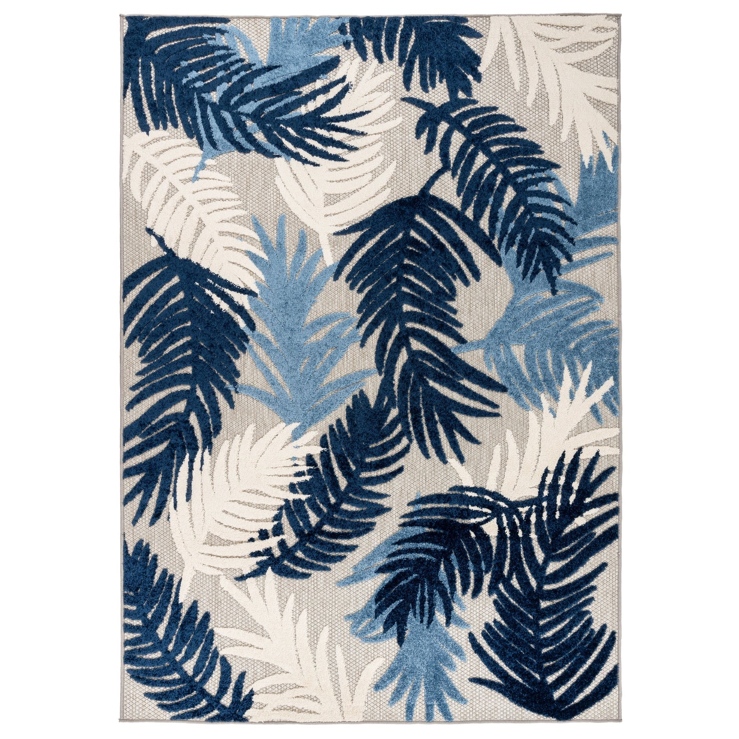 World Rug Gallery Tappeto moderno per interni/esterni con motivi floreali tropicali