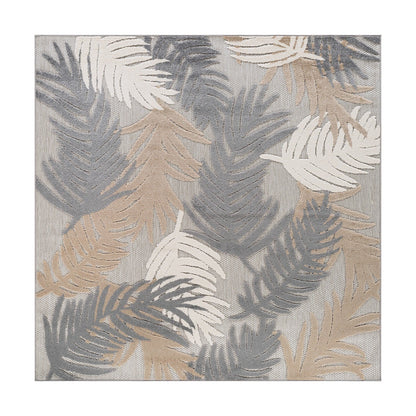 World Rug Gallery Tappeto moderno per interni/esterni con motivi floreali tropicali
