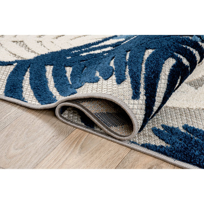 World Rug Gallery Tappeto moderno per interni/esterni con motivi floreali tropicali