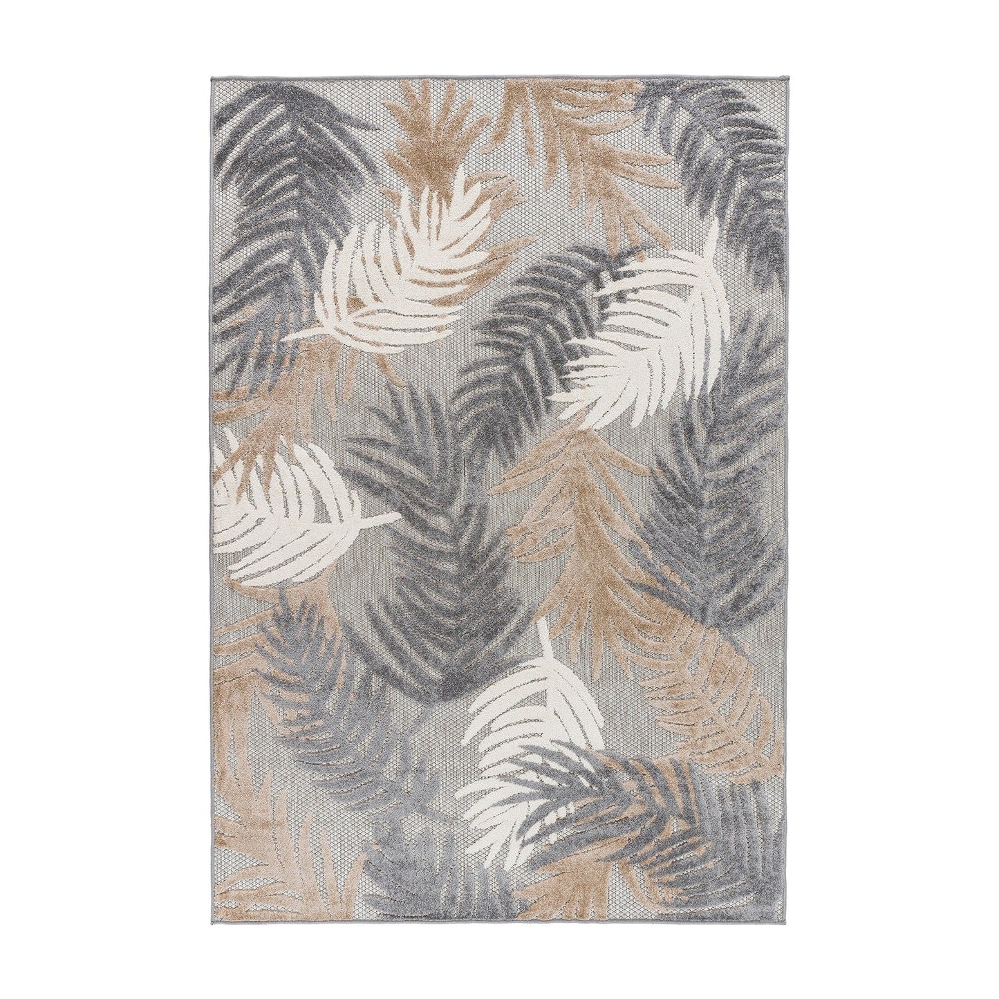 World Rug Gallery Tappeto moderno per interni/esterni con motivi floreali tropicali