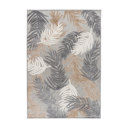 World Rug Gallery Tappeto moderno per interni/esterni con motivi floreali tropicali