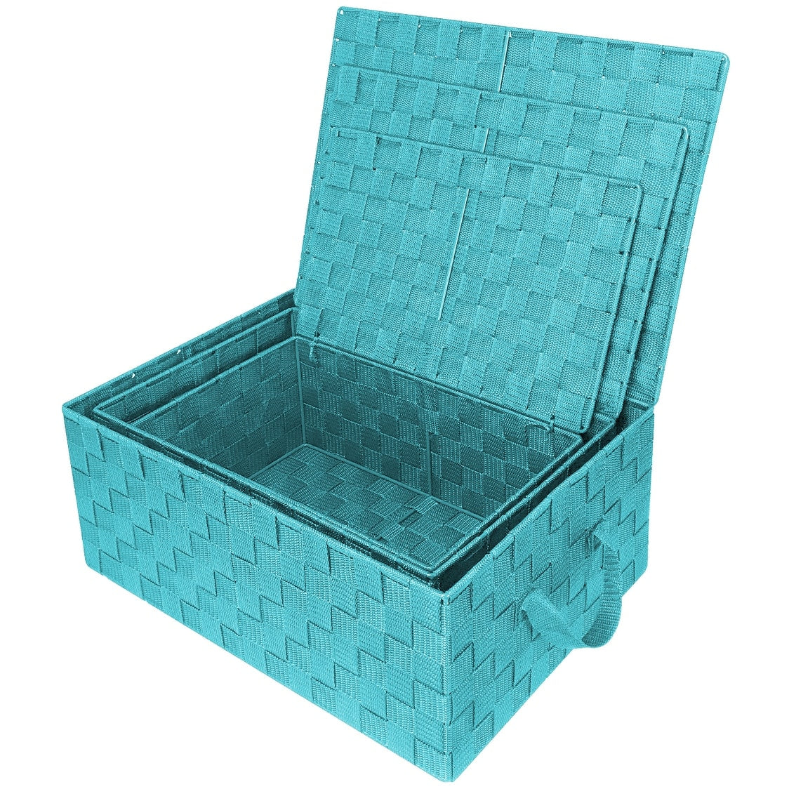 Set di cestini portaoggetti intrecciati - N/D