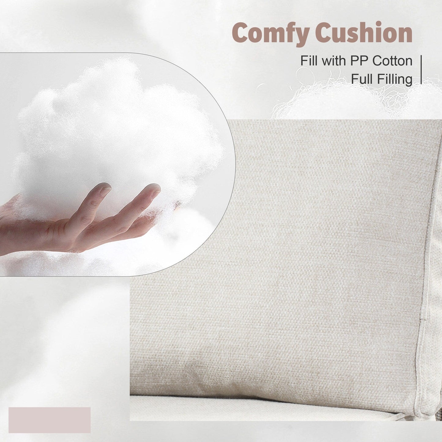 Set di mobili da esterno in vimini da 13 pezzi XIZZI con tavolo da fuoco