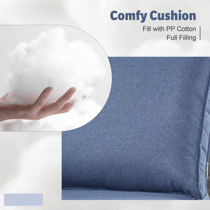 Set di mobili da esterno in vimini da 13 pezzi XIZZI con tavolo da fuoco