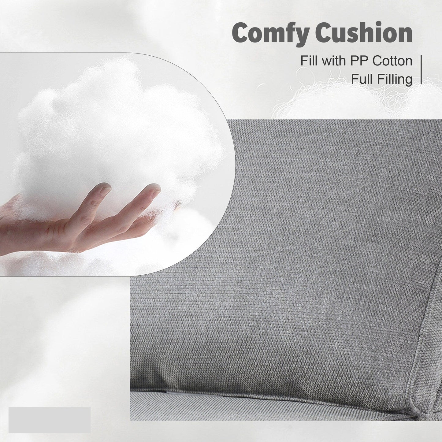 Set di mobili da esterno in vimini da 13 pezzi XIZZI con tavolo da fuoco