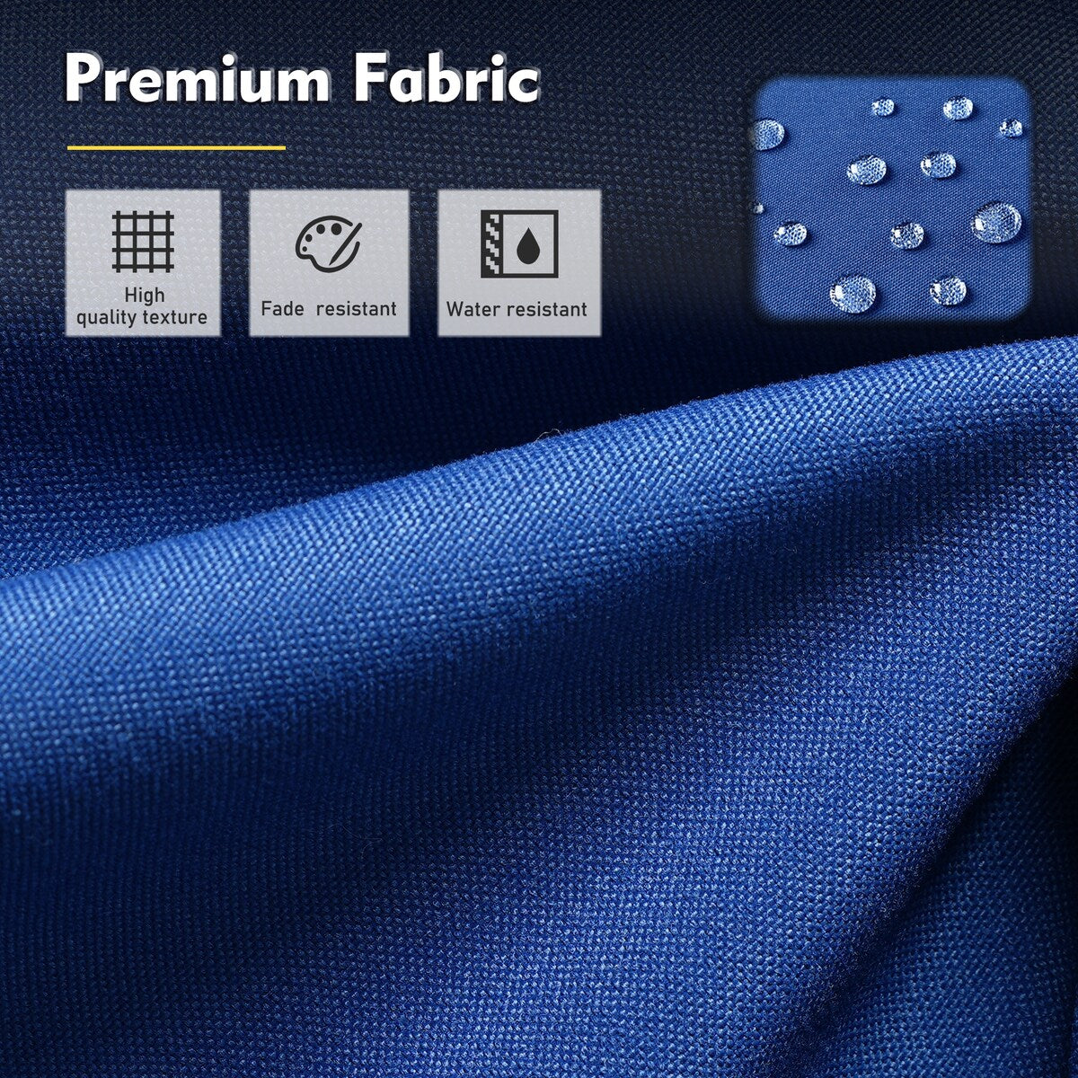 XIZZI Set di 6 divani da esterno in rattan e vimini con seduta profonda e braciere