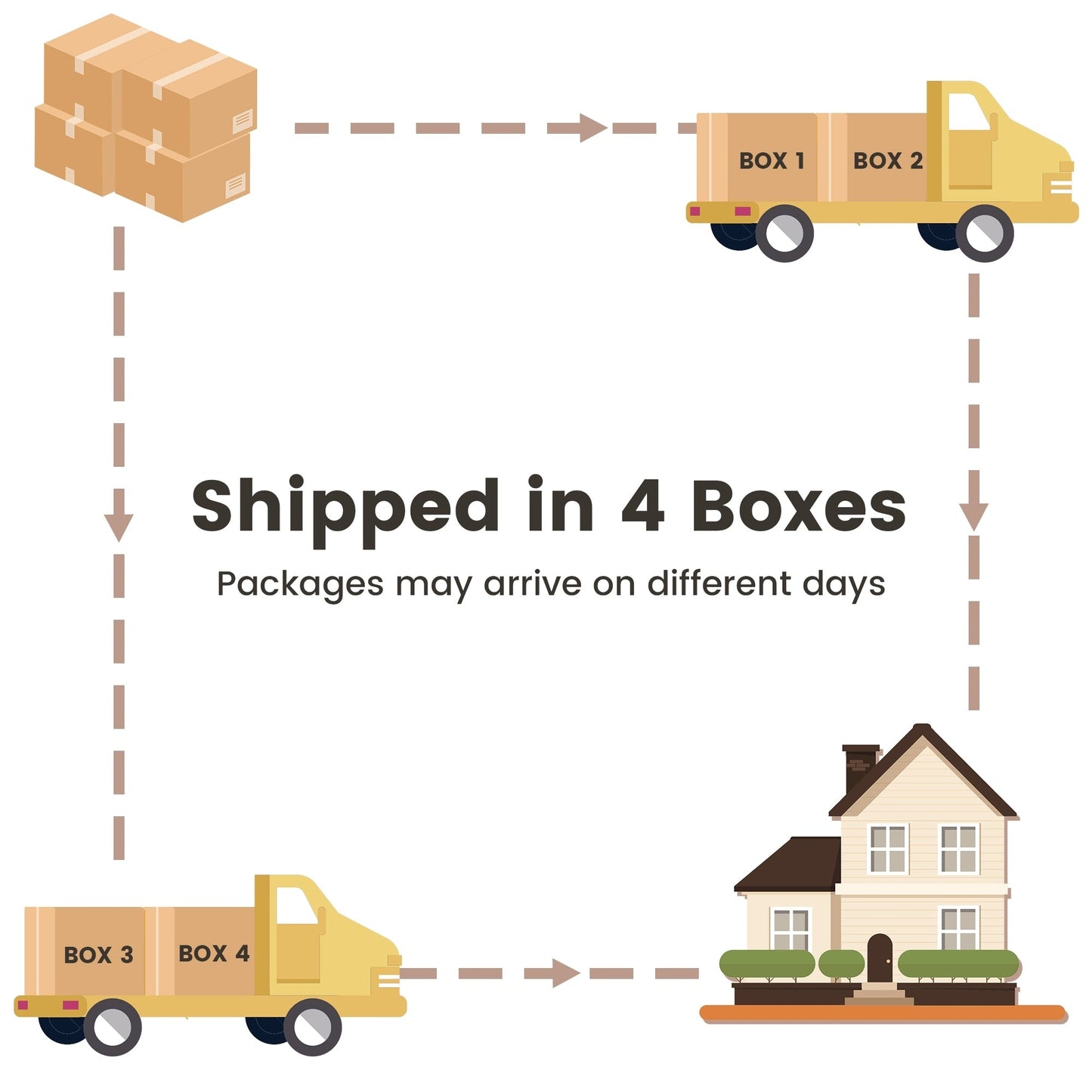 Set di mobili da giardino in vimini XIZZI da 8 pezzi con sedie girevoli