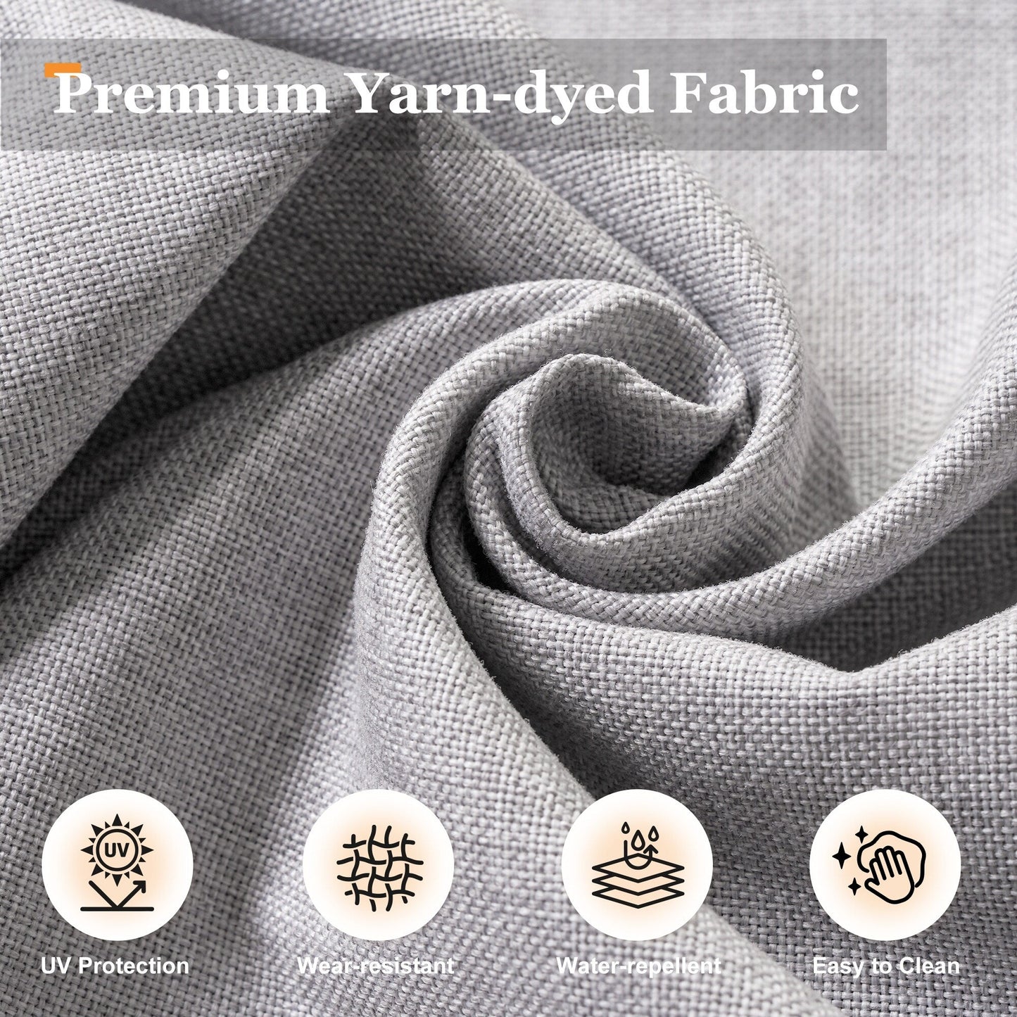 Set da conversazione in rattan per esterni con mobili da giardino XIZZI da 8 pezzi