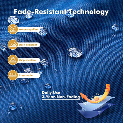 Set di mobili da esterno XIZZI con tavolo da fuoco