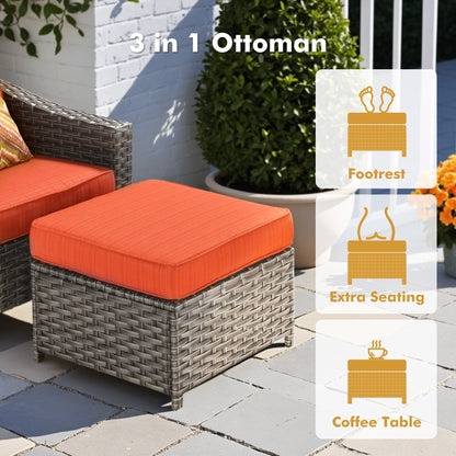 Set di mobili da esterno XIZZI con tavolo da fuoco