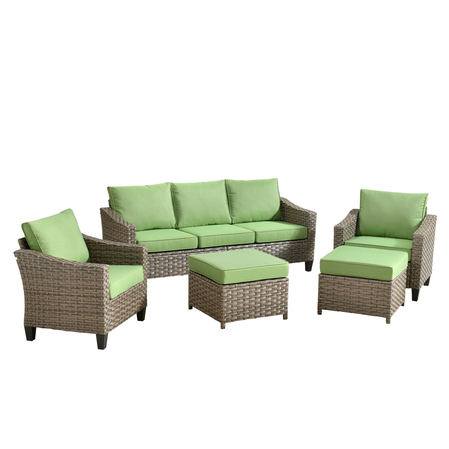 Set di mobili da esterno XIZZI con tavolo da fuoco