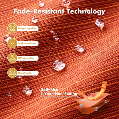 Set di mobili da esterno XIZZI con tavolo da fuoco