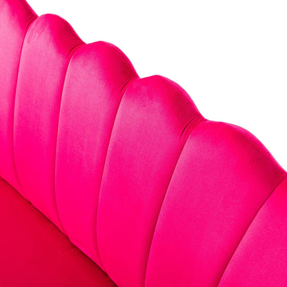 Divano a due posti Xabier da 52'' con schienale a forma di fiore