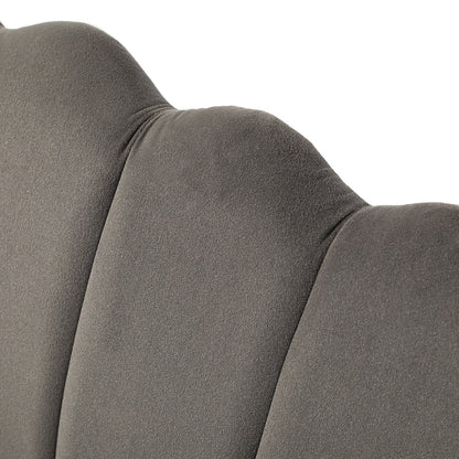 Divano a due posti Xabier da 52'' con schienale a forma di fiore