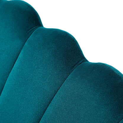 Divano a due posti Xabier da 52'' con schienale a forma di fiore