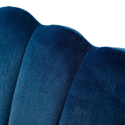 Divano a due posti Xabier da 52'' con schienale a forma di fiore