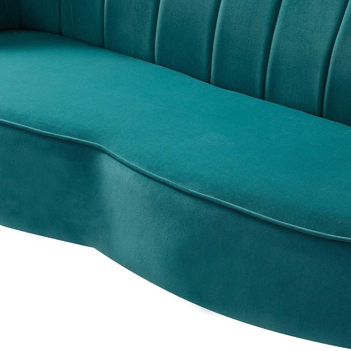 Divano a due posti Xabier da 52'' con schienale a forma di fiore