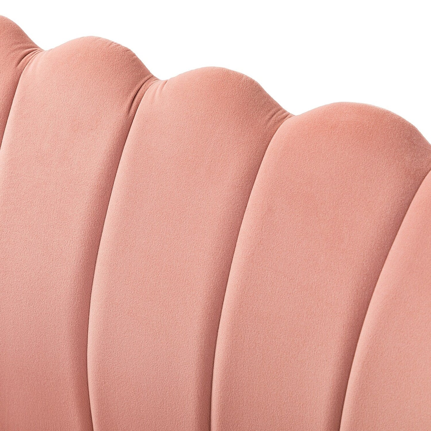 Divano a due posti Xabier da 52'' con schienale a forma di fiore