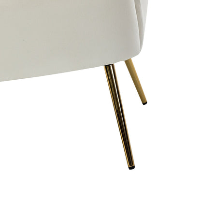 Divano a due posti Xabier da 52'' con schienale a forma di fiore