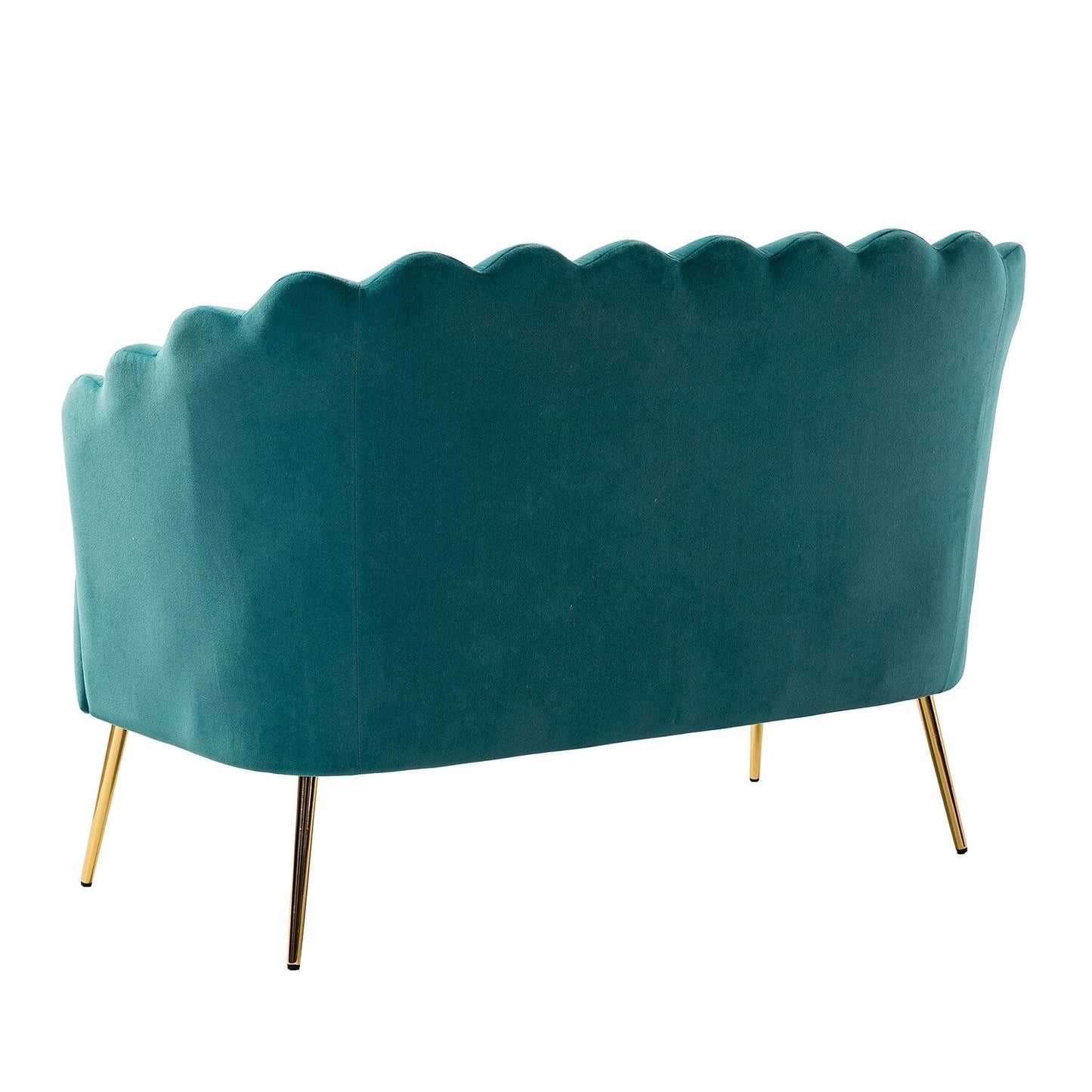 Divano a due posti Xabier da 52'' con schienale a forma di fiore