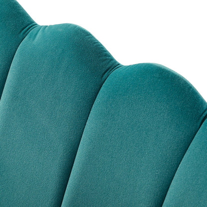 Divano a due posti Xabier da 52'' con schienale a forma di fiore