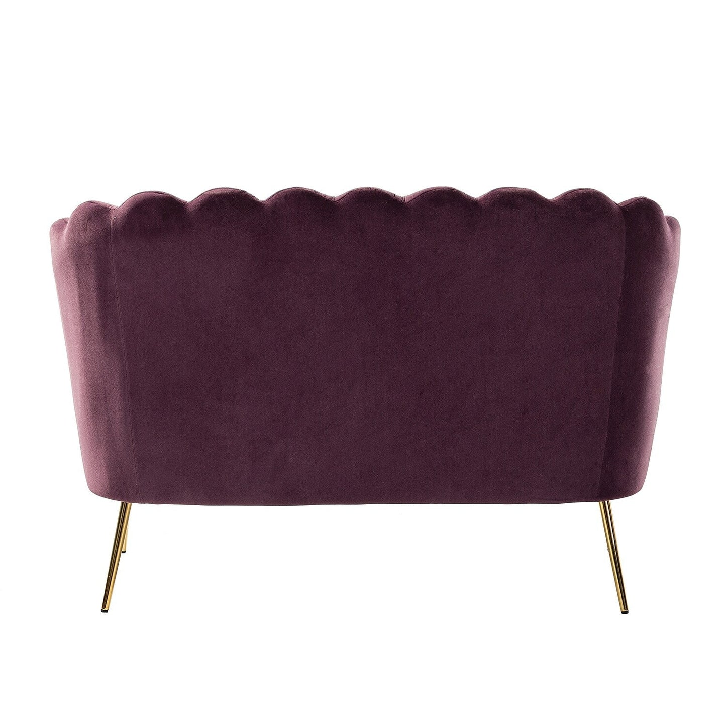 Divano a due posti Xabier da 52'' con schienale a forma di fiore