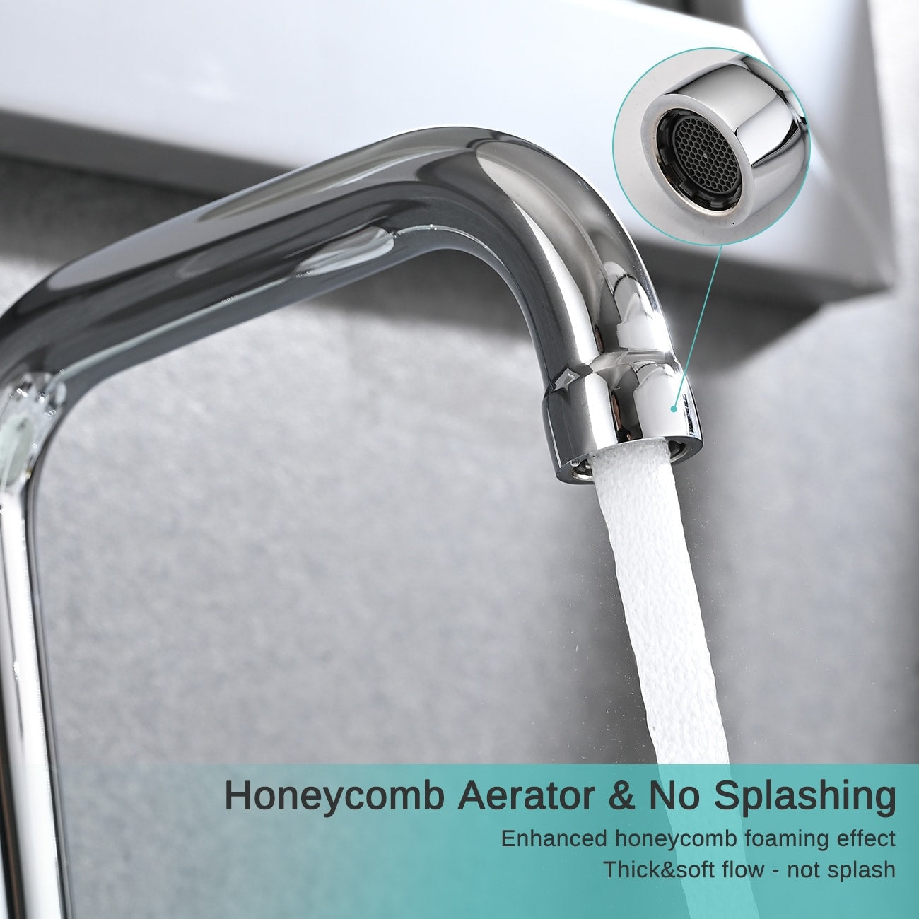 Rubinetto per lavabo da bagno di lusso YASINU da 8 pollici con scarico a scomparsa