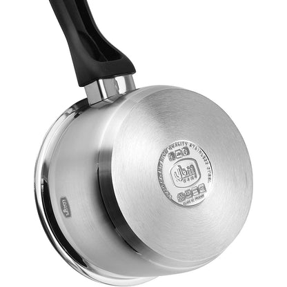 Pentola per brodo in acciaio inossidabile 18/10 per chef professionisti YBM Home, compatibile con induzione